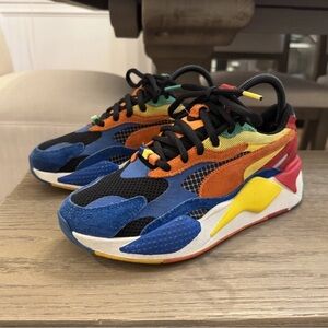 Puma RS-X3 Rubix Cube Boys Sneakers Size 7C Limited Edition